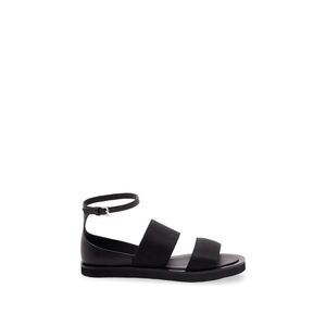 Max Mara Women Leather Flat Sandals